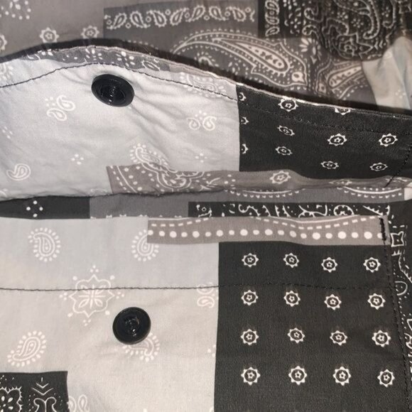 Original Use Patchwork Hooded Jacket M - Picture 4 of 8